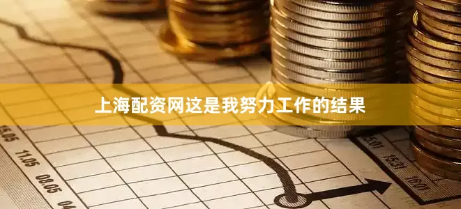 上海配资网这是我努力工作的结果