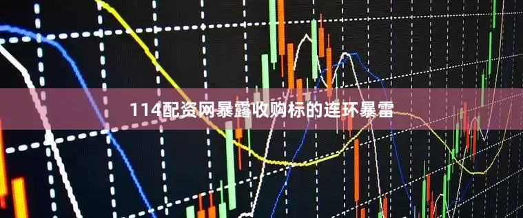 114配资网暴露收购标的连环暴雷